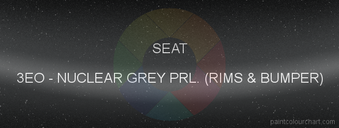 Seat paint 3EO Nuclear Grey Prl. (rims & Bumper)