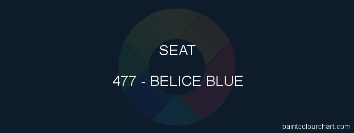 Seat paint 477 Belice Blue