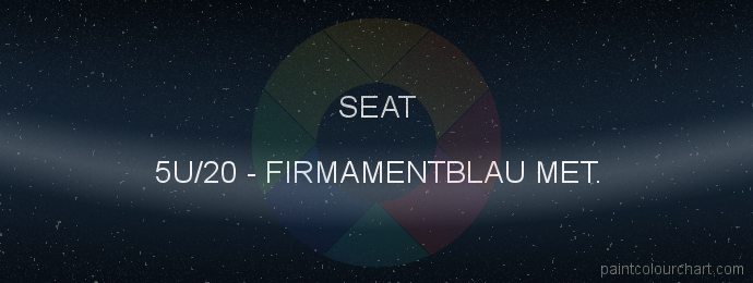 Seat paint 5U/20 Firmamentblau Met.