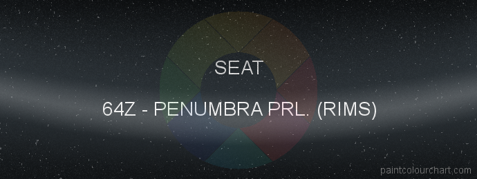Seat paint 64Z Penumbra Prl. (rims)