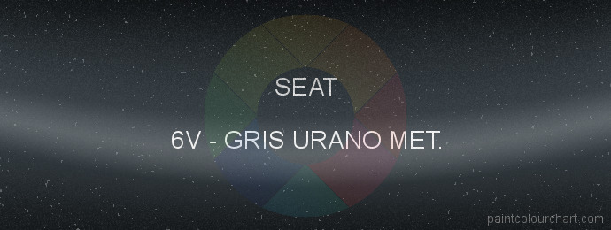 Seat paint 6V Gris Urano Met.