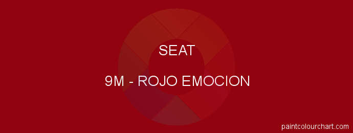 Seat paint 9M Rojo Emocion