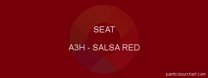 Seat paint A3H Salsa Red