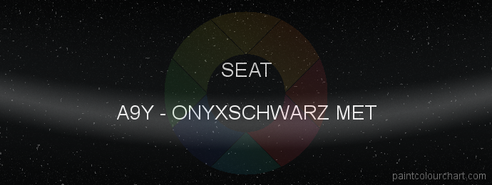 Seat paint A9Y Onyxschwarz Met
