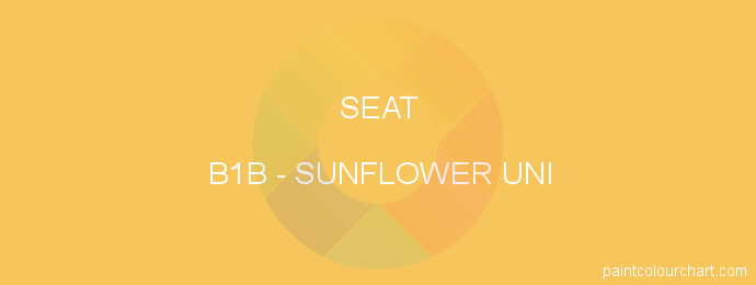 Seat paint B1B Sunflower Uni