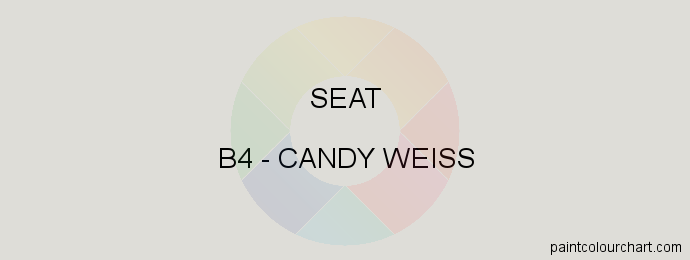 Seat paint B4 Candy Weiss
