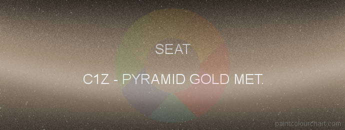 Seat paint C1Z Pyramid Gold Met.