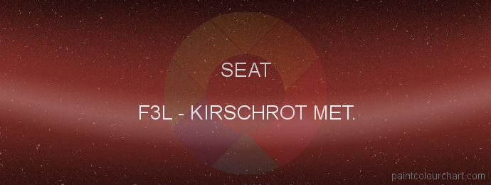 Seat paint F3L Kirschrot Met.