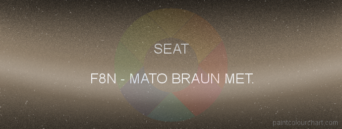 Seat paint F8N Mato Braun Met.