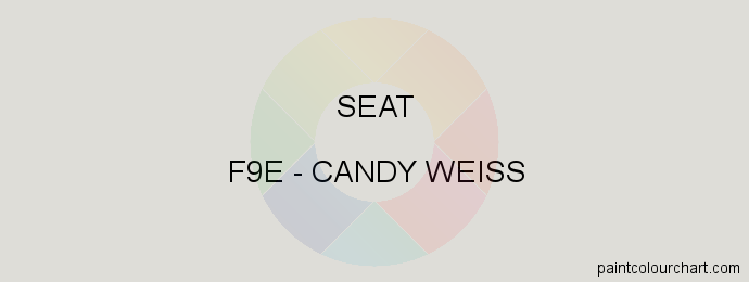 Seat paint F9E Candy Weiss