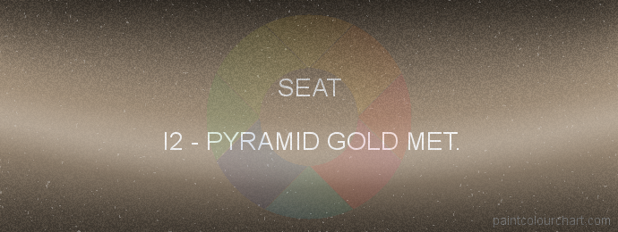 Seat paint I2 Pyramid Gold Met.