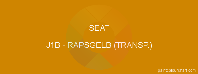 Seat paint J1B Rapsgelb (transp.)