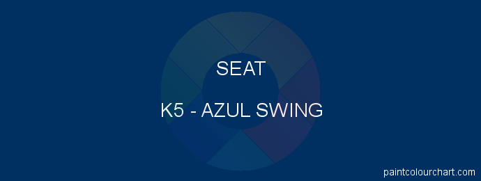 Seat paint K5 Azul Swing