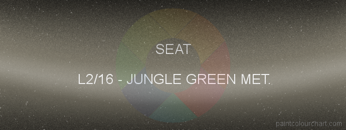 Seat paint L2/16 Jungle Green Met.
