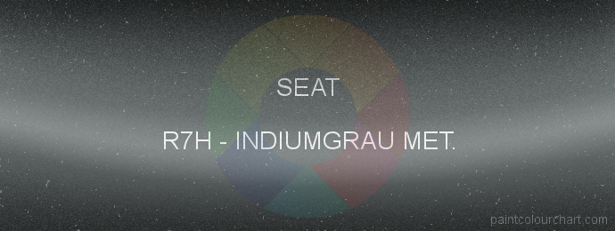 Seat paint R7H Indiumgrau Met.