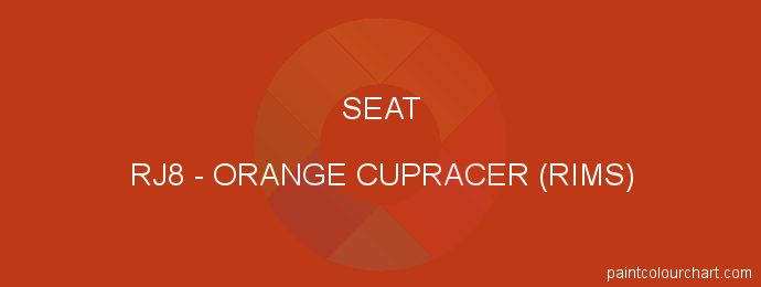 Seat paint RJ8 Orange Cupracer (rims )