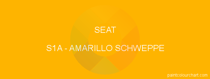Seat paint S1A Amarillo Schweppe
