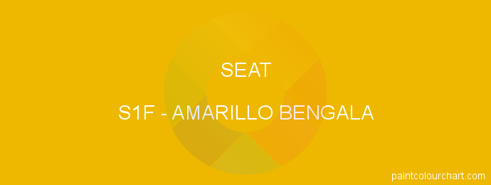 Seat paint S1F Amarillo Bengala