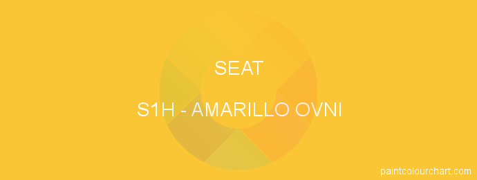 Seat paint S1H Amarillo Ovni