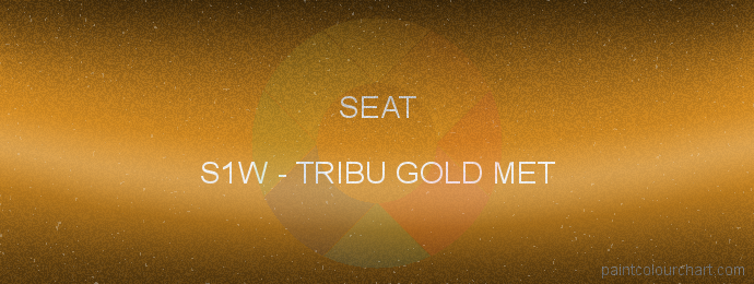 Seat paint S1W Tribu Gold Met