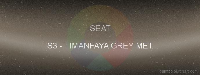 Seat paint S3 Timanfaya Grey Met.