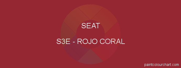 Seat paint S3E Rojo Coral