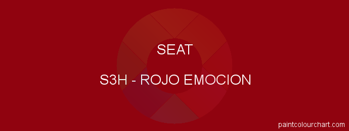 Seat paint S3H Rojo Emocion