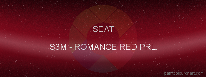 Seat paint S3M Romance Red Prl.