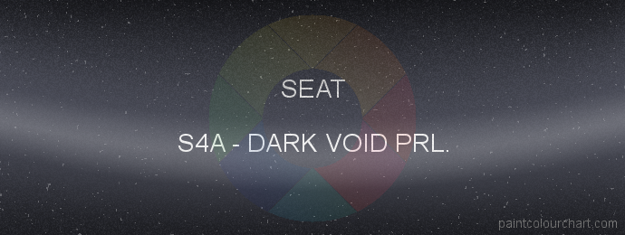 Seat paint S4A Dark Void Prl.