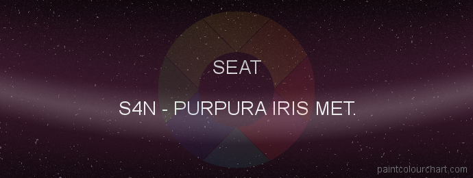Seat paint S4N Purpura Iris Met.