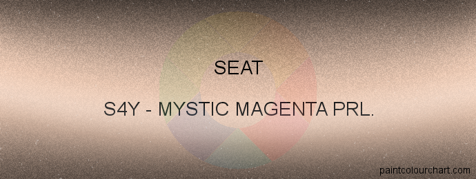 Seat paint S4Y Mystic Magenta Prl.