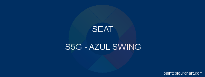 Seat paint S5G Azul Swing