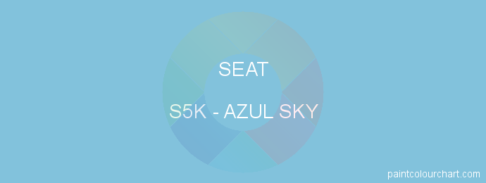 Seat paint S5K Azul Sky