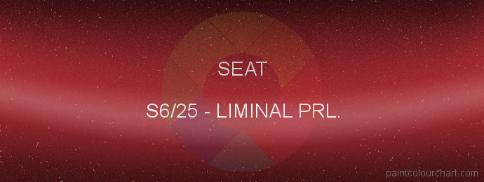 Seat paint S6/25 Liminal Prl.