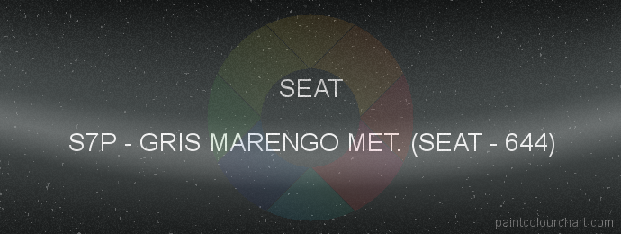 Seat paint S7P Gris Marengo Met. (seat - 644)
