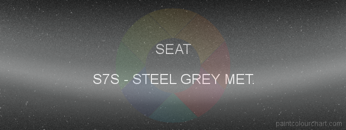 Seat paint S7S Steel Grey Met.