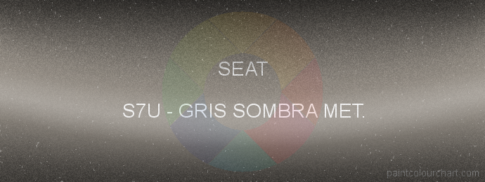 Seat paint S7U Gris Sombra Met.