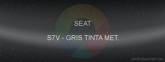 Seat paint S7V Gris Tinta Met.
