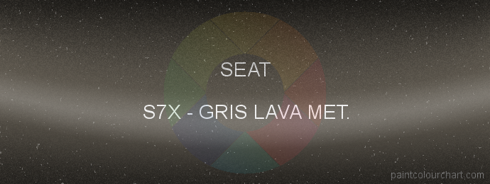 Seat paint S7X Gris Lava Met.