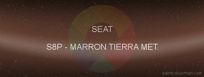 Seat paint S8P Marron Tierra Met.