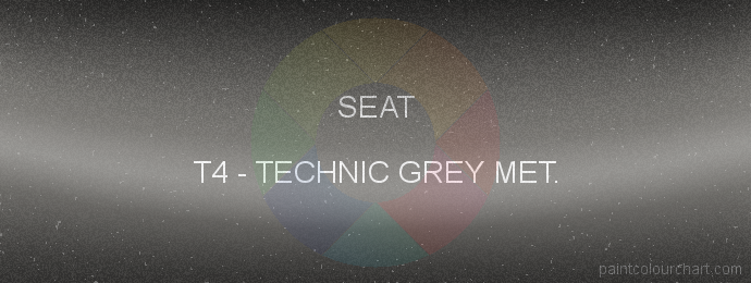 Seat paint T4 Technic Grey Met.