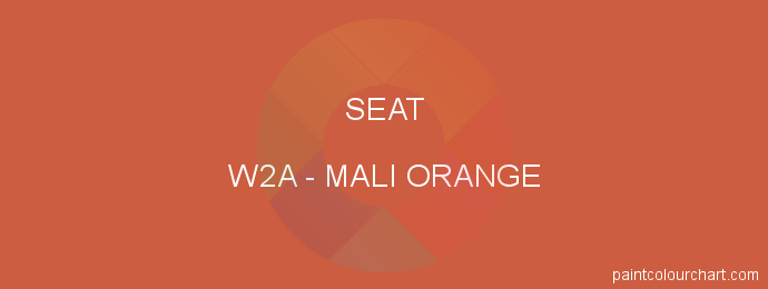 Seat paint W2A Mali Orange