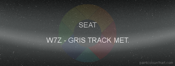 Seat paint W7Z Gris Track Met.