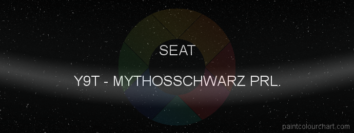 Seat paint Y9T Mythosschwarz Prl