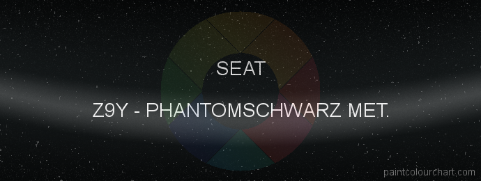 Seat paint Z9Y Phantomschwarz Met.