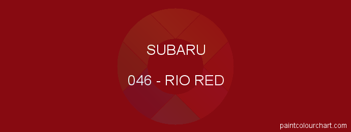 Subaru paint 046 Rio Red