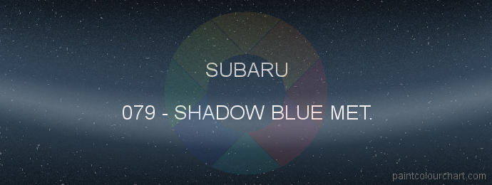 Subaru paint 079 Shadow Blue Met.