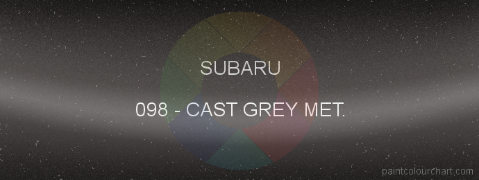 Subaru paint 098 Cast Grey Met.