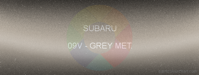 Subaru paint 09V Grey Met.