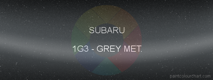 Subaru paint 1G3 Grey Met.
